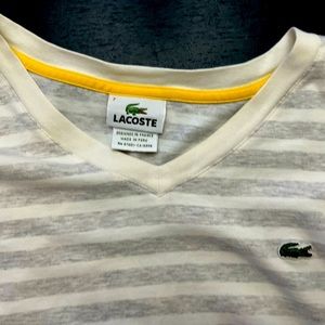 Lacoste V-neck T-shirt Size 7